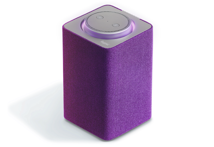 Birinchi avlod Yandex Stansiyasi — binafsha tusda